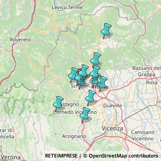Mappa Vicolo Vejano, 36014 Santorso VI, Italia (8.81167)