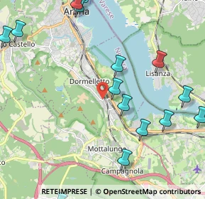 Mappa Via San Rocco, 28040 Dormelletto NO, Italia (3.104)