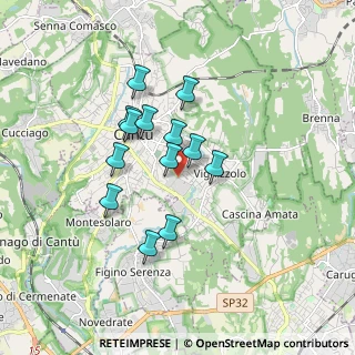 Mappa Via Spluga, 22063 Cantù CO, Italia (1.36231)