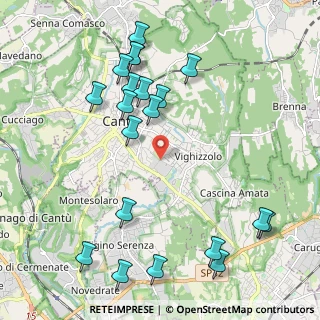 Mappa Via Spluga, 22063 Cantù CO, Italia (2.429)