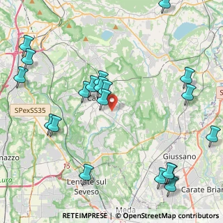 Mappa Via Spluga, 22063 Cantù CO, Italia (5.268)