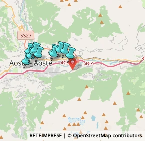 Mappa Frazione Grand Pollein, 11020 Grand Pollein AO, Italia (3.40455)