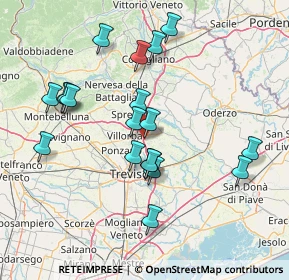 Mappa Via dell'Artigianato, 31050 Carbonera TV, Italia (14.72632)