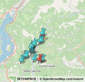 Mappa Via Pagane, 25060 Tavernole sul Mella BS, Italia (6.49733)