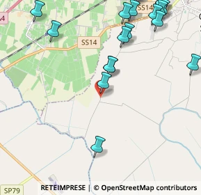 Mappa Via Bandoquerelle, 30023 Concordia Sagittaria VE, Italia (2.8765)