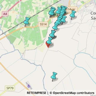 Mappa Via Bandoquerelle, 30023 Concordia Sagittaria VE, Italia (2.275)