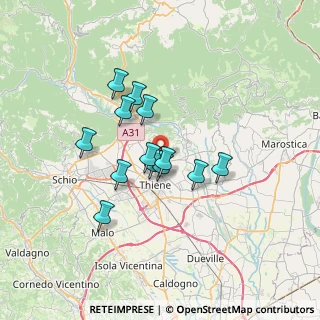 Mappa Via Rio, 36030 Zugliano VI, Italia (5.27231)