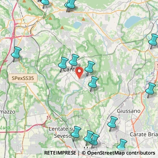 Mappa Via Novello, 22063 Cantù CO, Italia (6.848)