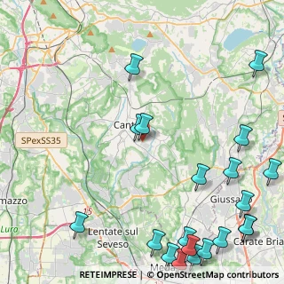 Mappa Via Novello, 22063 Cantù CO, Italia (6.5385)