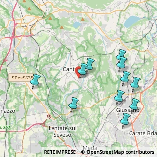 Mappa Via Novello, 22063 Cantù CO, Italia (4.49182)