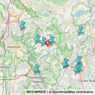 Mappa Via Novello, 22063 Cantù CO, Italia (4.59273)