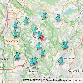 Mappa Via Novello, 22063 Cantù CO, Italia (4.64563)