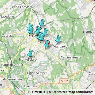 Mappa Via Novello, 22063 Cantù CO, Italia (1.3275)