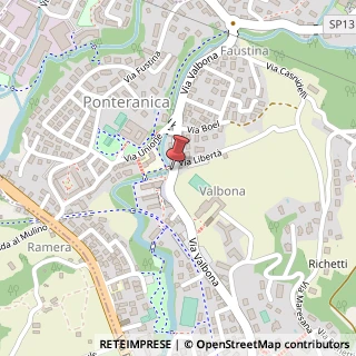 Mappa Via Valbona,  73, 24010 Ponteranica, Bergamo (Lombardia)
