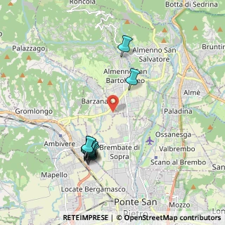 Mappa Via Sorte, 24030 Barzana BG, Italia (2.01364)