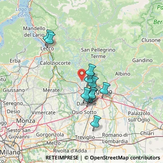 Mappa Via Sorte, 24030 Barzana BG, Italia (11.40909)