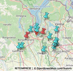 Mappa Corso Cavour, 28053 Castelletto sopra Ticino NO, Italia (13.3275)