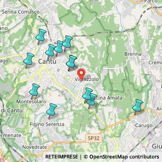 Mappa Via Isonzo, 22063 Cantù CO, Italia (2.06)