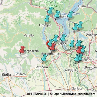 Mappa Via Martiri delle Foibe, 28024 Gozzano NO, Italia (16.4505)