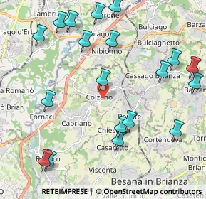 Mappa Via Monte Grappa, 20837 Veduggio Con Colzano MB, Italia (2.52421)