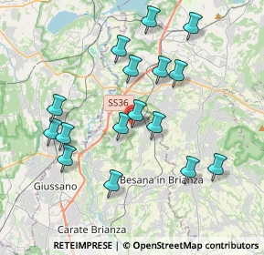 Mappa Via Monte Grappa, 20837 Veduggio Con Colzano MB, Italia (3.77125)