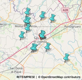 Mappa Via G. Ungaretti, 30029 San Stino di Livenza VE, Italia (6.44154)