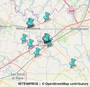 Mappa Via G. Ungaretti, 30029 San Stino di Livenza VE, Italia (4.97846)