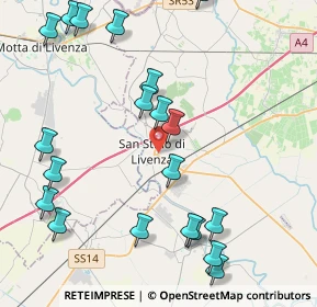 Mappa Via G. Ungaretti, 30029 San Stino di Livenza VE, Italia (5.015)