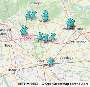 Mappa Via Ex Internati, 31039 Riese Pio X TV, Italia (7.13)