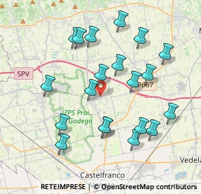 Mappa Via Ex Internati, 31039 Riese Pio X TV, Italia (3.8665)