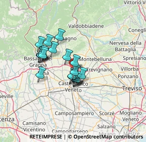 Mappa Via Ex Internati, 31039 Riese Pio X TV, Italia (9.794)