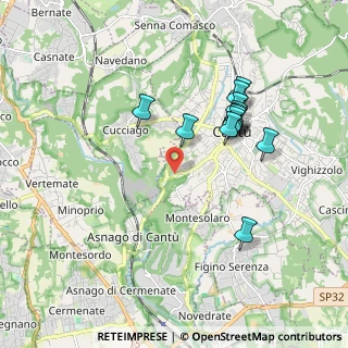 Mappa Via Campo Solare, 22063 Cantù CO, Italia (1.70538)