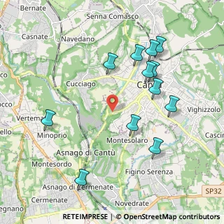 Mappa Via Campo Solare, 22063 Cantù CO, Italia (2.08917)