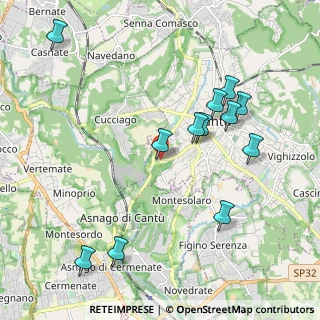 Mappa Via Campo Solare, 22063 Cantù CO, Italia (2.17167)