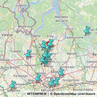 Mappa Via S. Isidoro, 22060 Carugo CO, Italia (17.21)