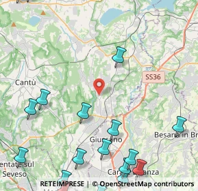 Mappa Via S. Isidoro, 22060 Carugo CO, Italia (6.64947)
