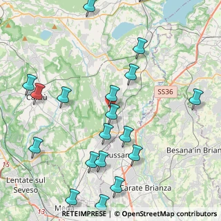 Mappa Via S. Isidoro, 22060 Carugo CO, Italia (5.335)