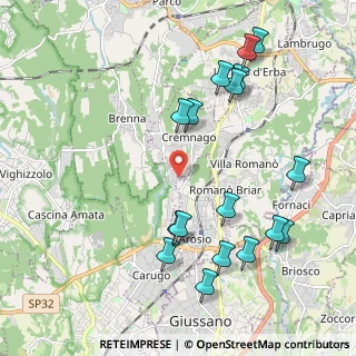 Mappa Via S. Isidoro, 22060 Carugo CO, Italia (2.29941)