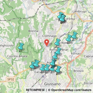 Mappa Via S. Isidoro, 22060 Carugo CO, Italia (2.2605)