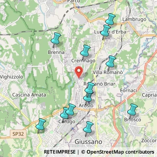 Mappa Via S. Isidoro, 22060 Carugo CO, Italia (2.3675)