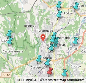 Mappa Via S. Isidoro, 22060 Carugo CO, Italia (2.34467)