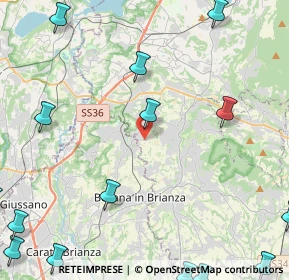 Mappa Via Carlo Cattaneo, 23893 Cassago Brianza LC, Italia (6.99333)