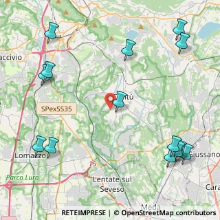 Mappa Via Novara, 22063 Cantù CO, Italia (5.86786)