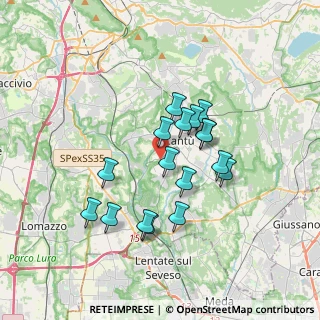 Mappa Via Novara, 22063 Cantù CO, Italia (2.92824)
