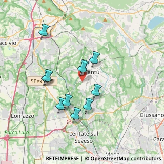 Mappa Via Novara, 22063 Cantù CO, Italia (3.15818)