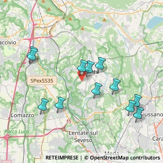 Mappa Via Novara, 22063 Cantù CO, Italia (4.1375)