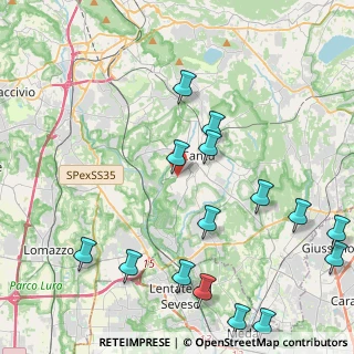 Mappa Via Novara, 22063 Cantù CO, Italia (5.322)