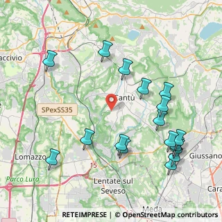 Mappa Via Novara, 22063 Cantù CO, Italia (4.70118)
