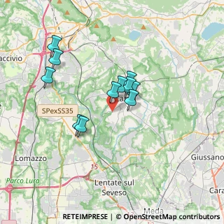 Mappa Via Novara, 22063 Cantù CO, Italia (2.85182)