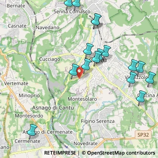 Mappa Via Novara, 22063 Cantù CO, Italia (2.43875)